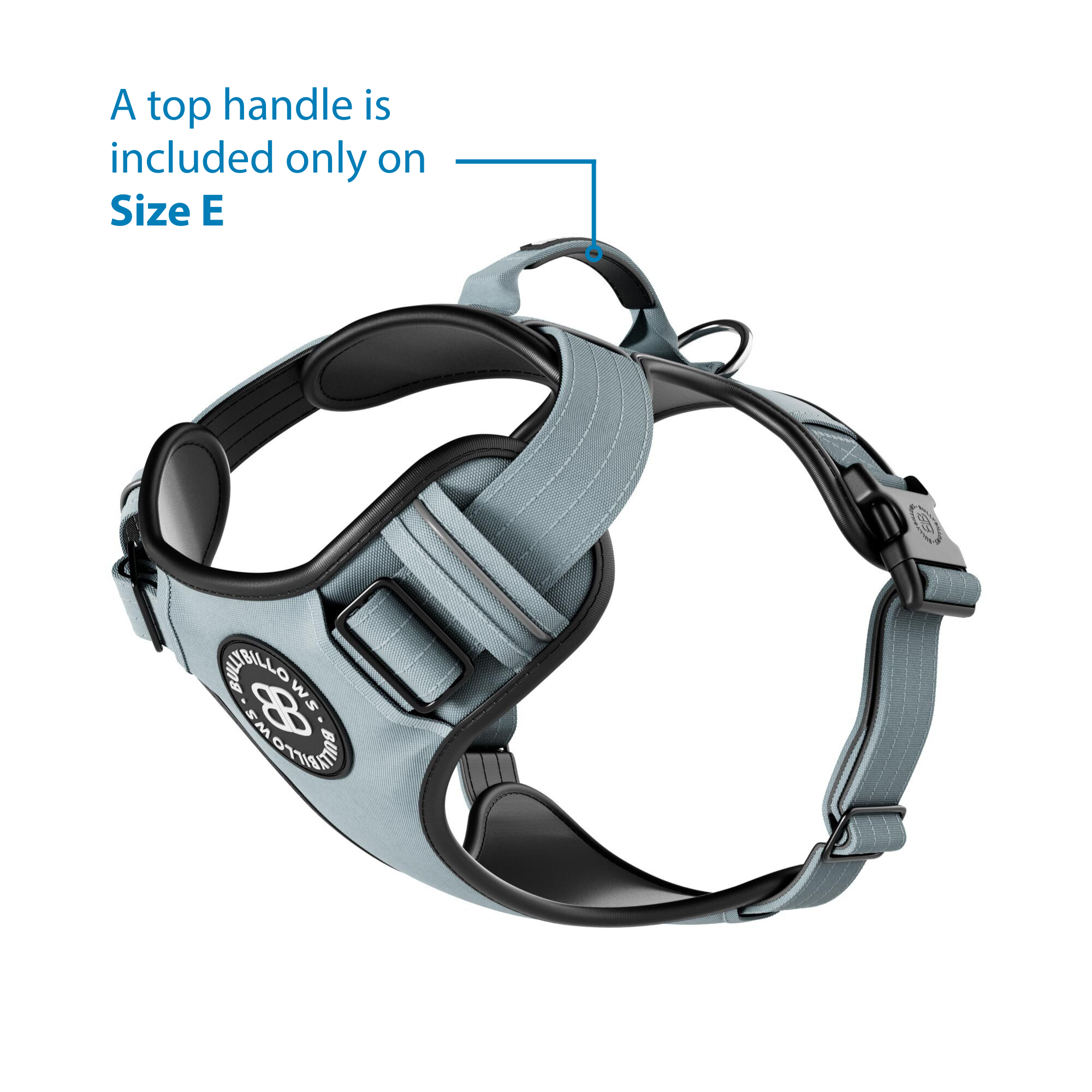 Comfort Premium Harness | Non Restrictive - Metal Grey - Image 16