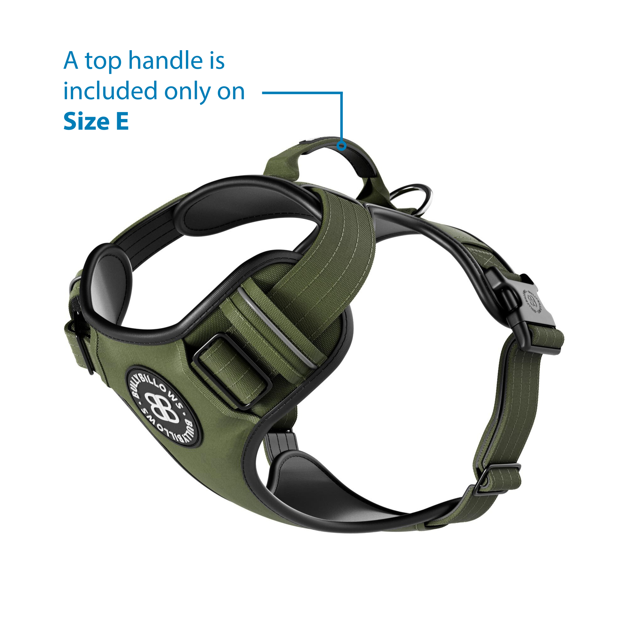 Comfort Premium Harness | Non Restrictive - Khaki - Image 15