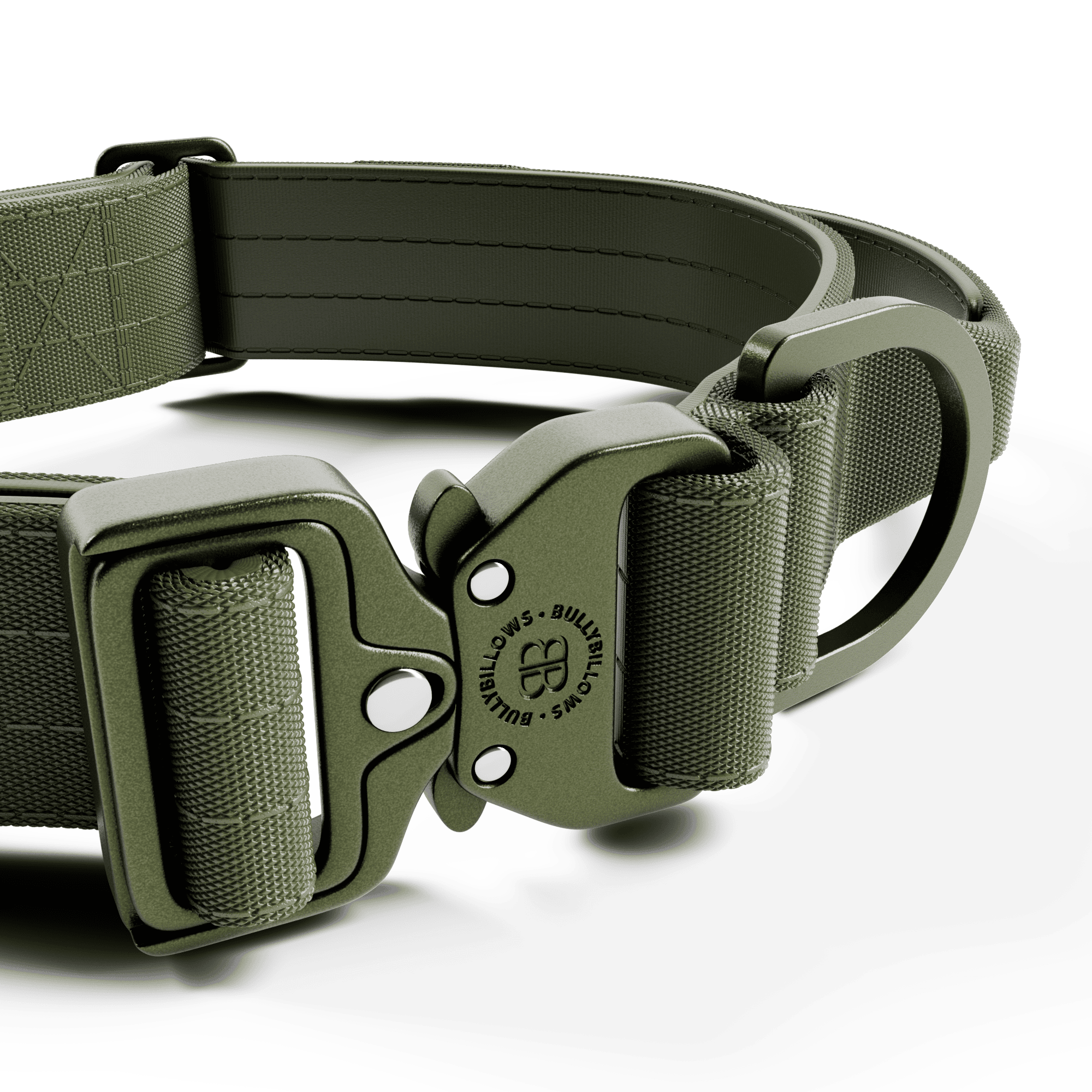 4cm Lighter Combat® Collar | With Handle & Secure Clip - Khaki x Khaki - Image 2