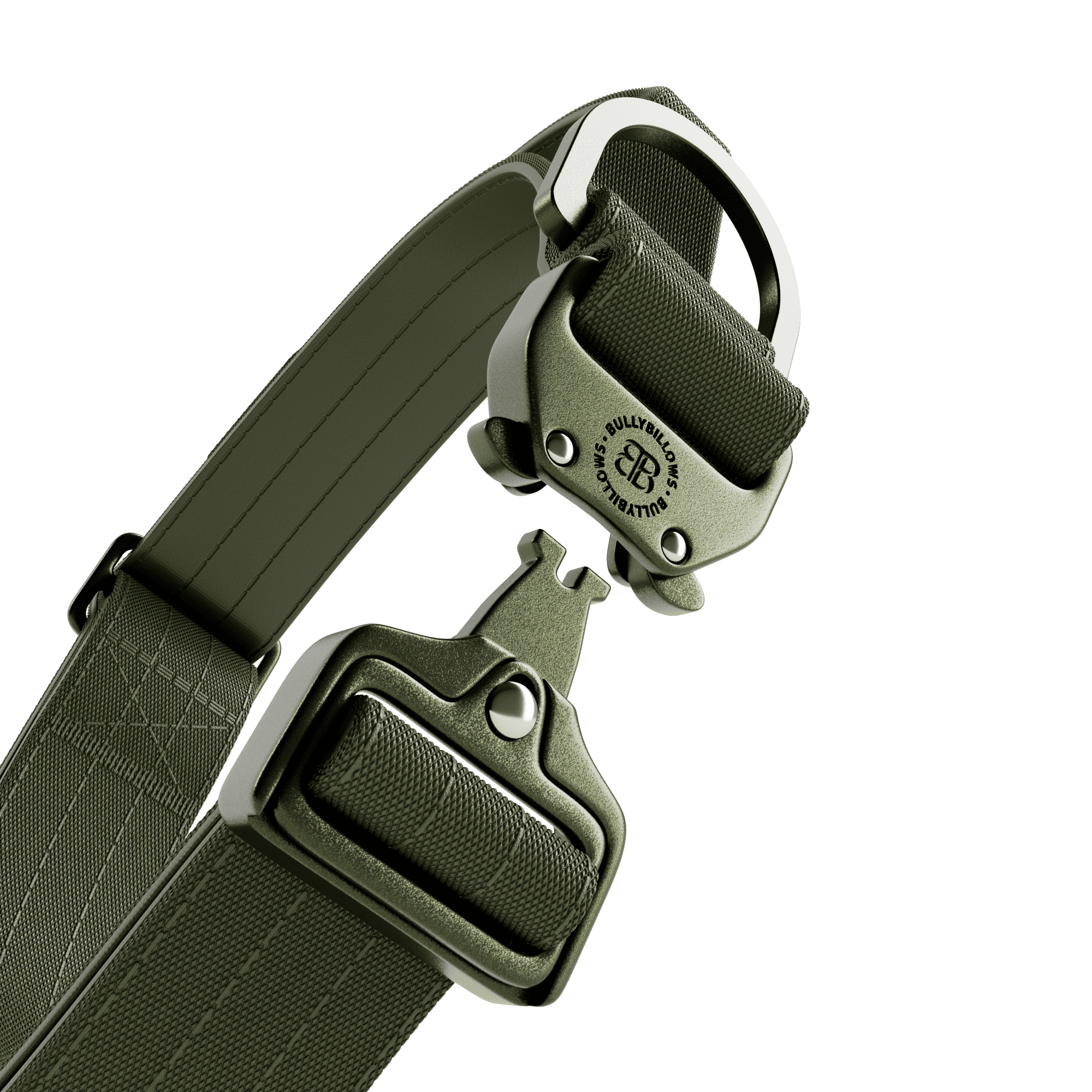 4cm Lighter Combat® Collar | With Handle & Secure Clip - Khaki x Khaki - Image 4