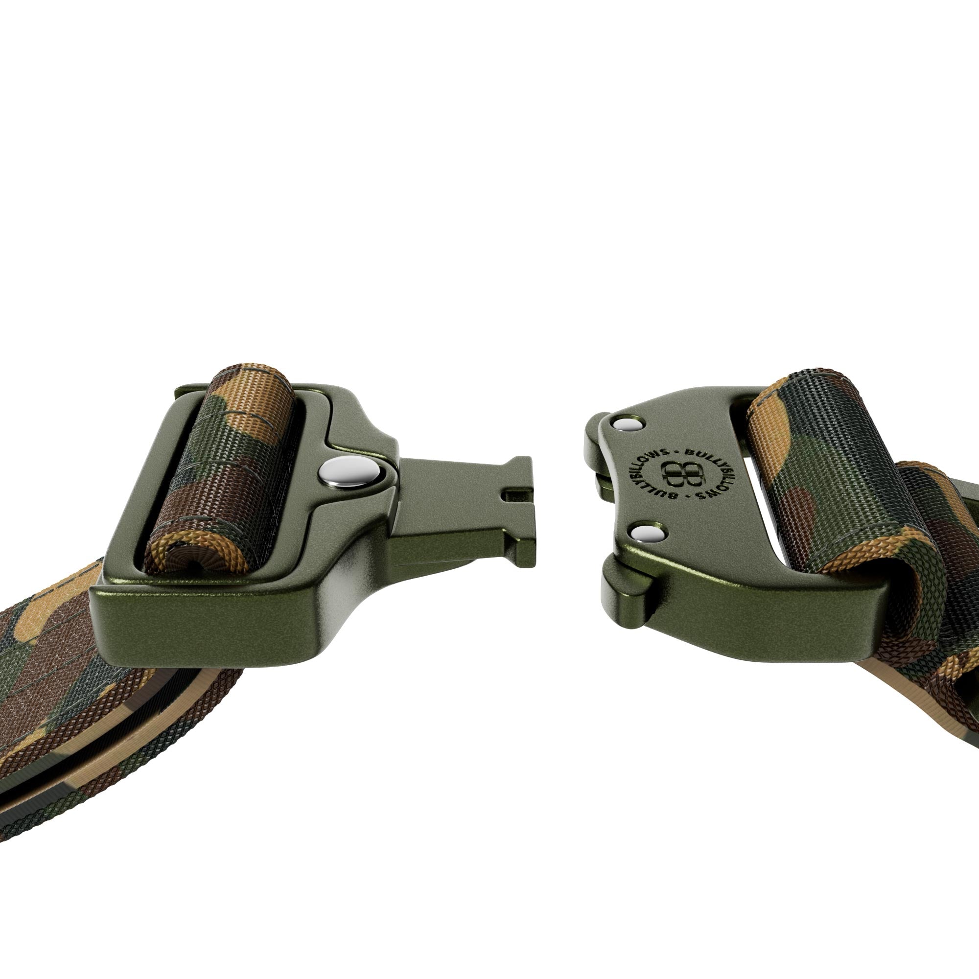 5cm Lighter Combat® Collar | With Handle & Secure Clip - Green Camouflage - Image 4