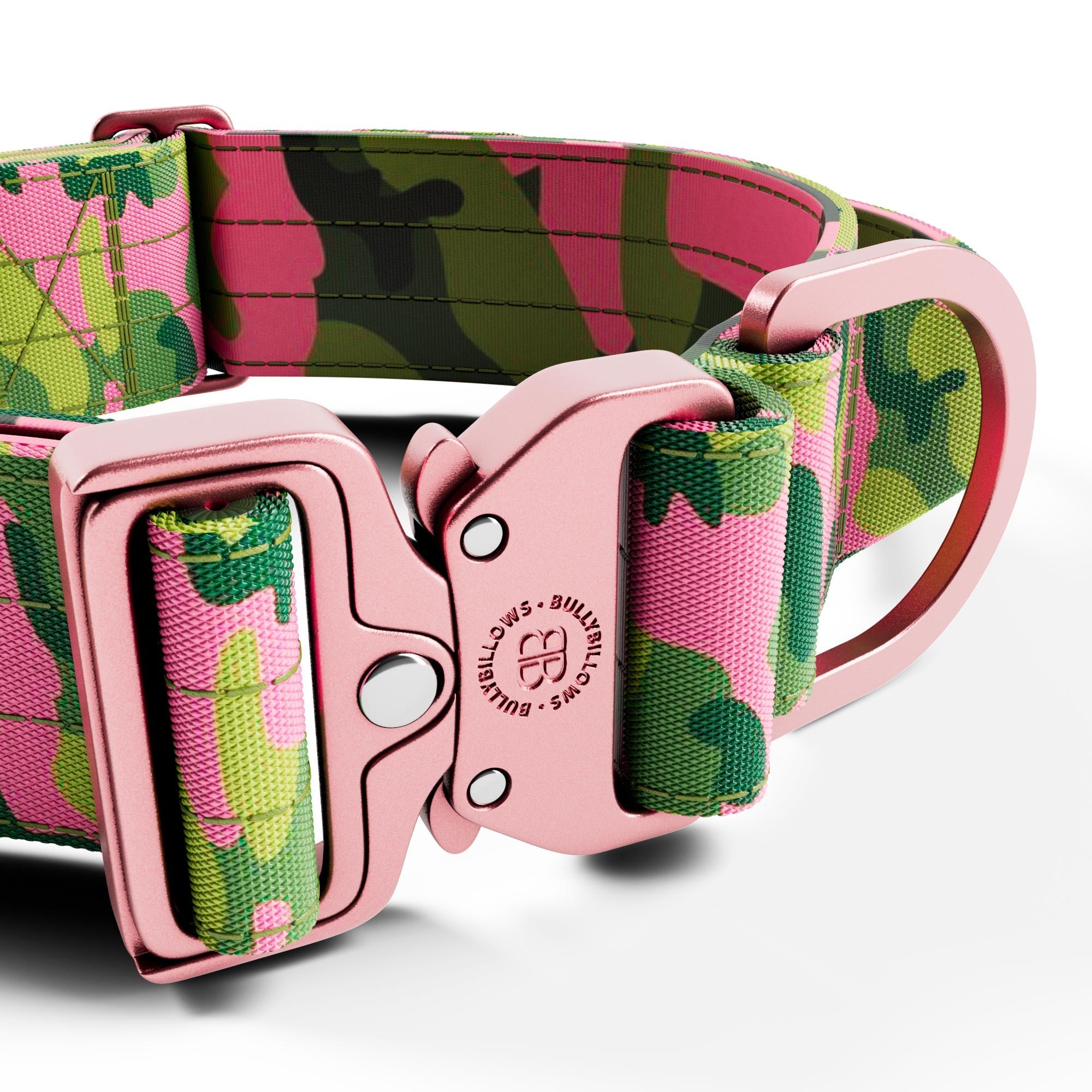 5cm Lighter Combat® Collar | With Handle & Secure Clip - Pink Camouflage - Image 2