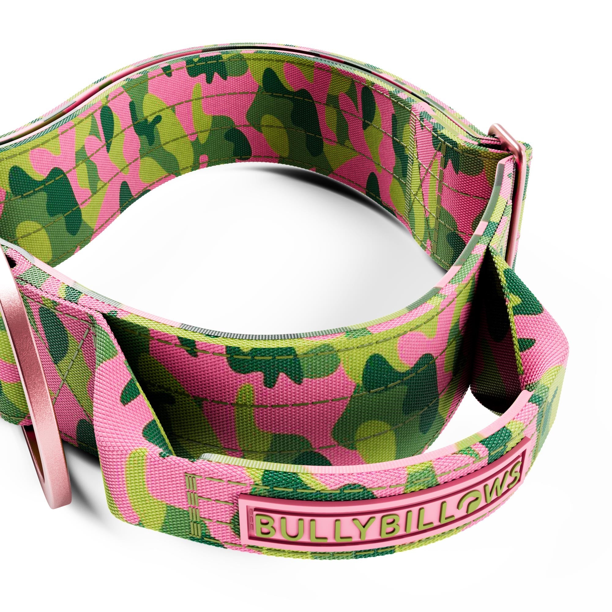 5cm Lighter Combat® Collar | With Handle & Secure Clip - Pink Camouflage - Image 3