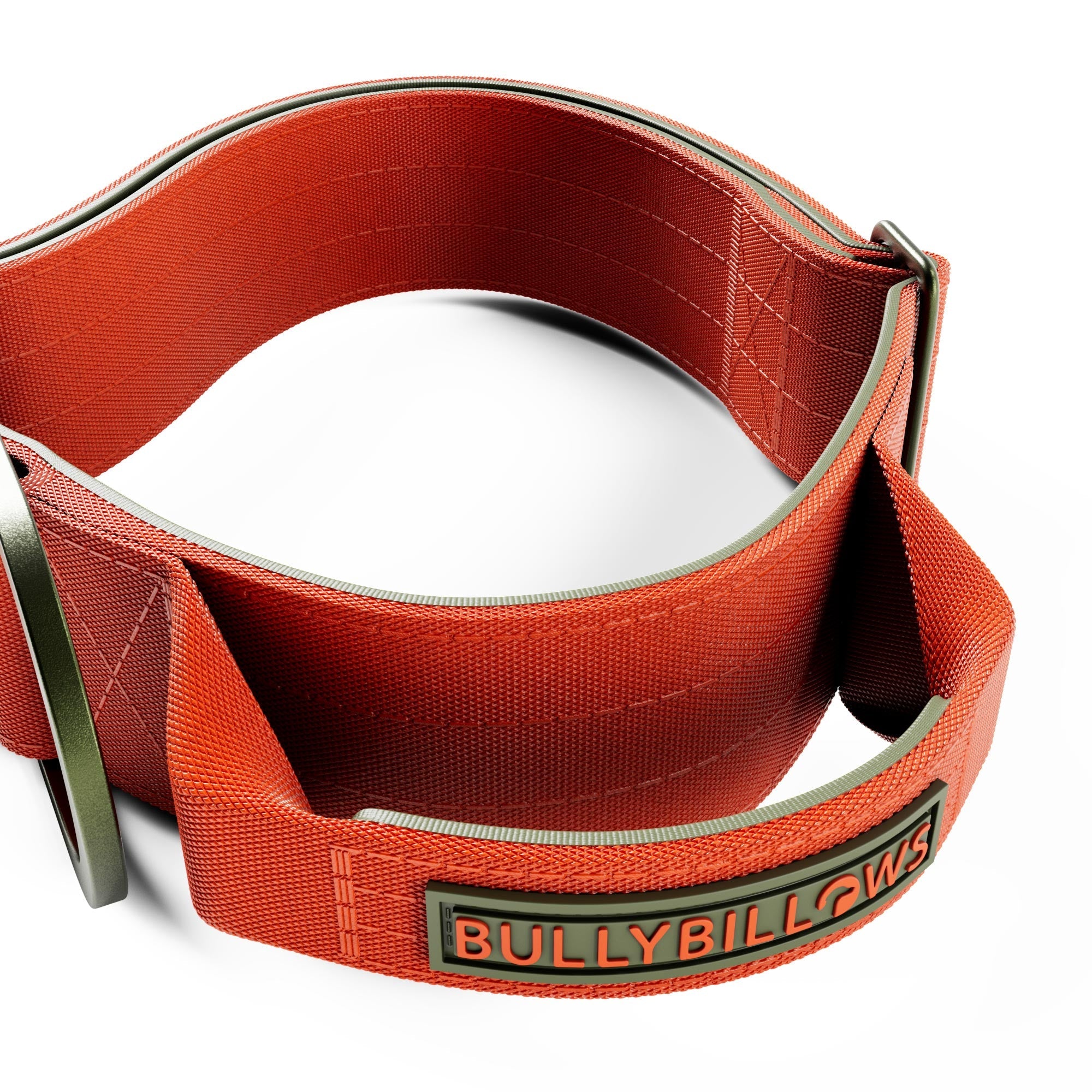 5cm Lighter Combat® Collar | With Handle Secure Clip - Burnt Orange X Khaki - Image 3