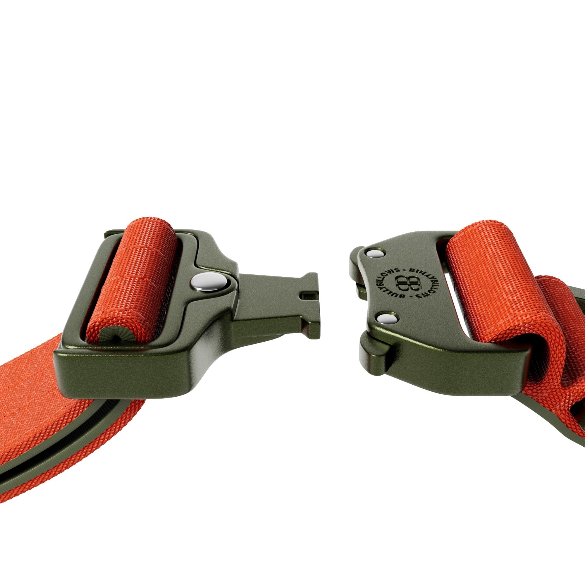 5cm Lighter Combat® Collar | With Handle Secure Clip - Burnt Orange X Khaki - Image 4
