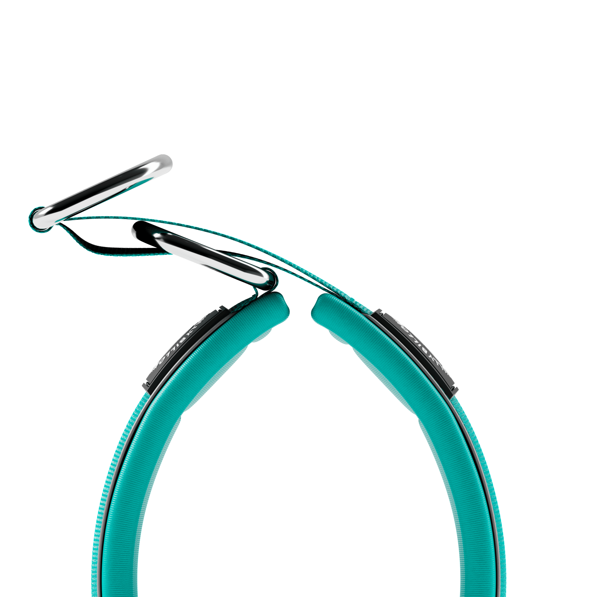 5cm Slip on Collar | Foam Padded - Turquoise - Image 2
