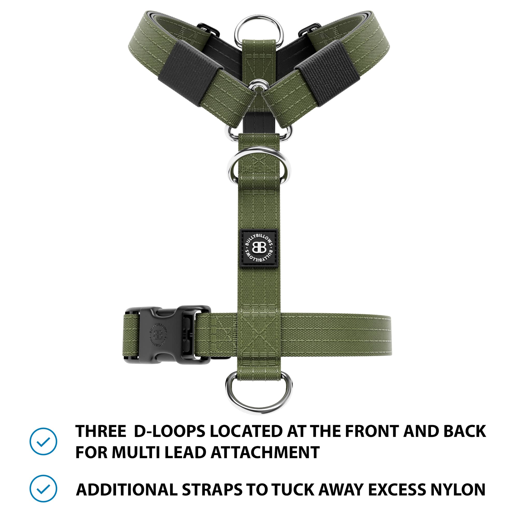 Anti-Pull TRI-Harness® | Training Dog Harness for All Breeds - Khaki - Image 15
