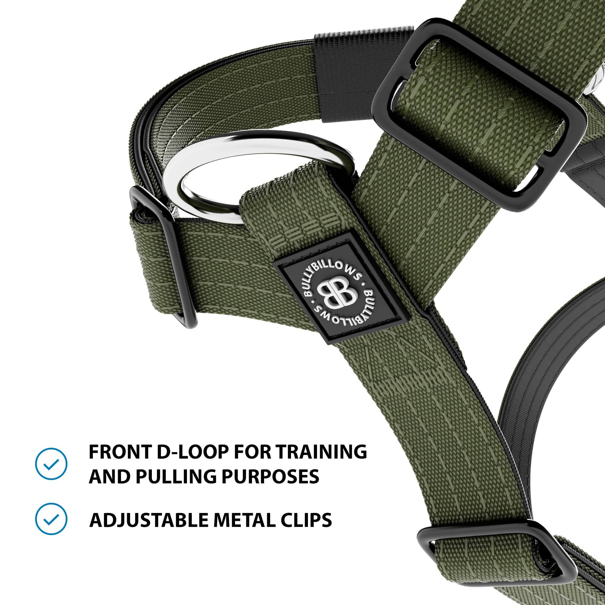 Anti-Pull TRI-Harness® | Training Dog Harness for All Breeds - Khaki - Image 4