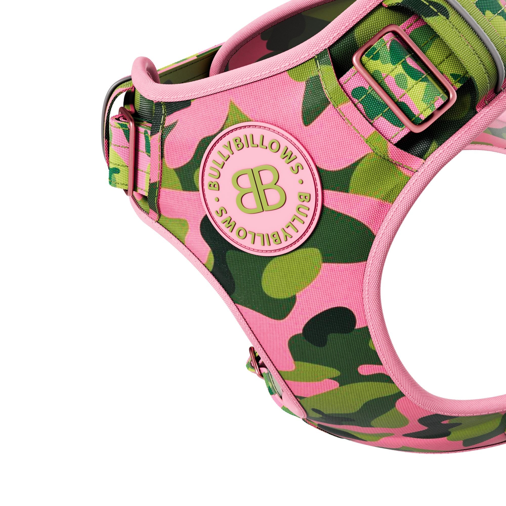 Comfort Premium Harness | Non Restrictive - Pink Camouflage - Image 2