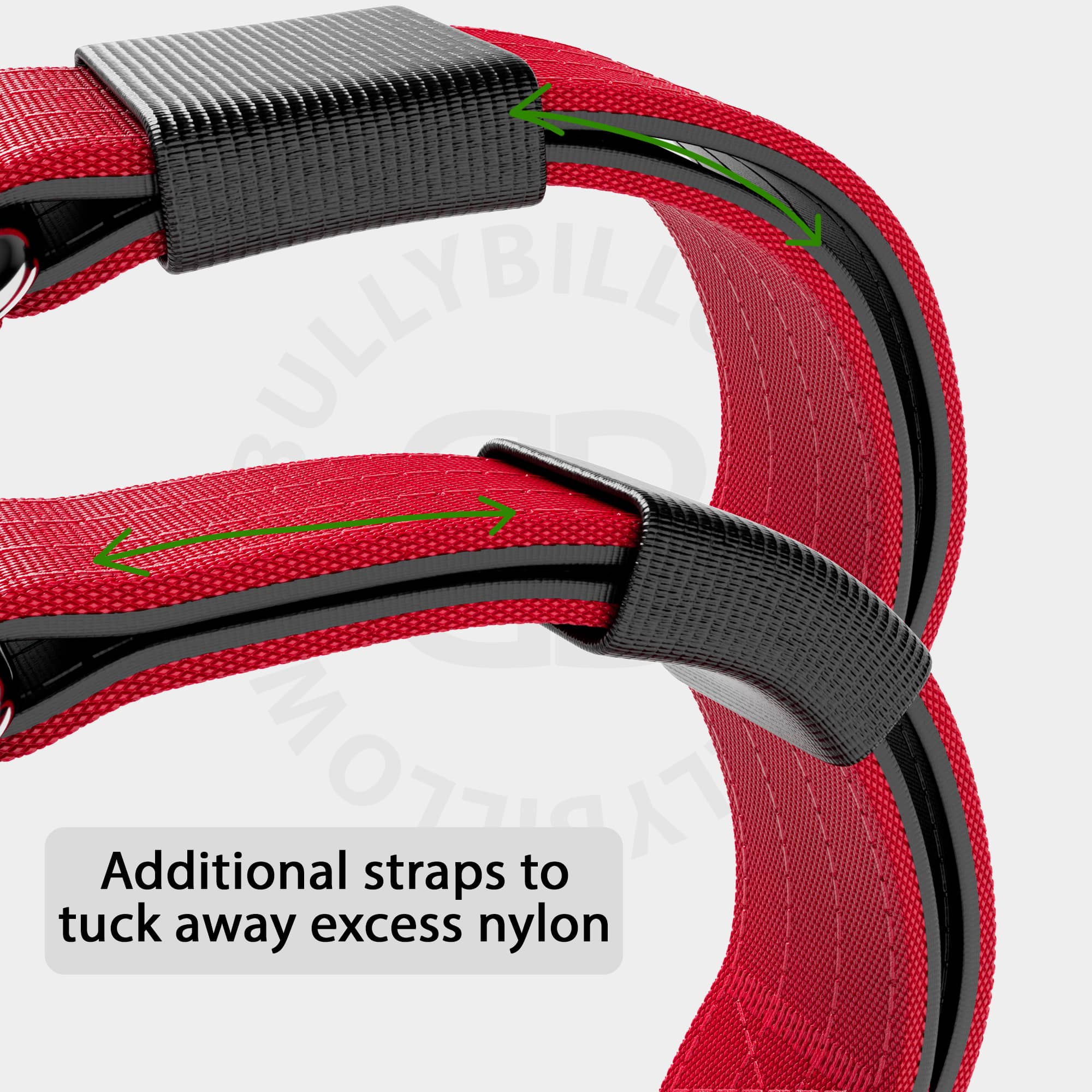Anti-Pull TRI-Harness® | Training Dog Harness for All Breeds - Red - Image 9
