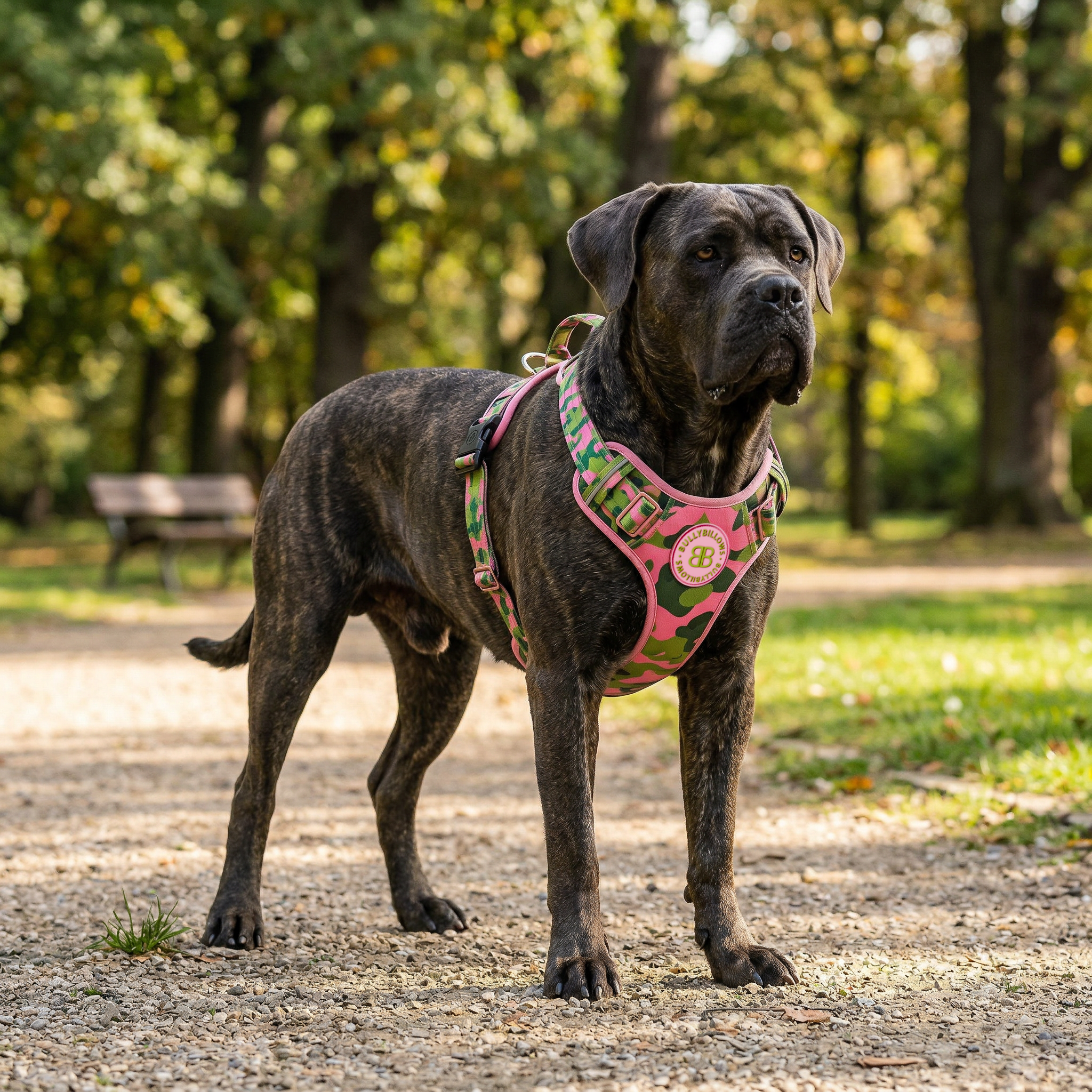 Comfort Premium Harness | Non Restrictive - Pink Camouflage - Image 11